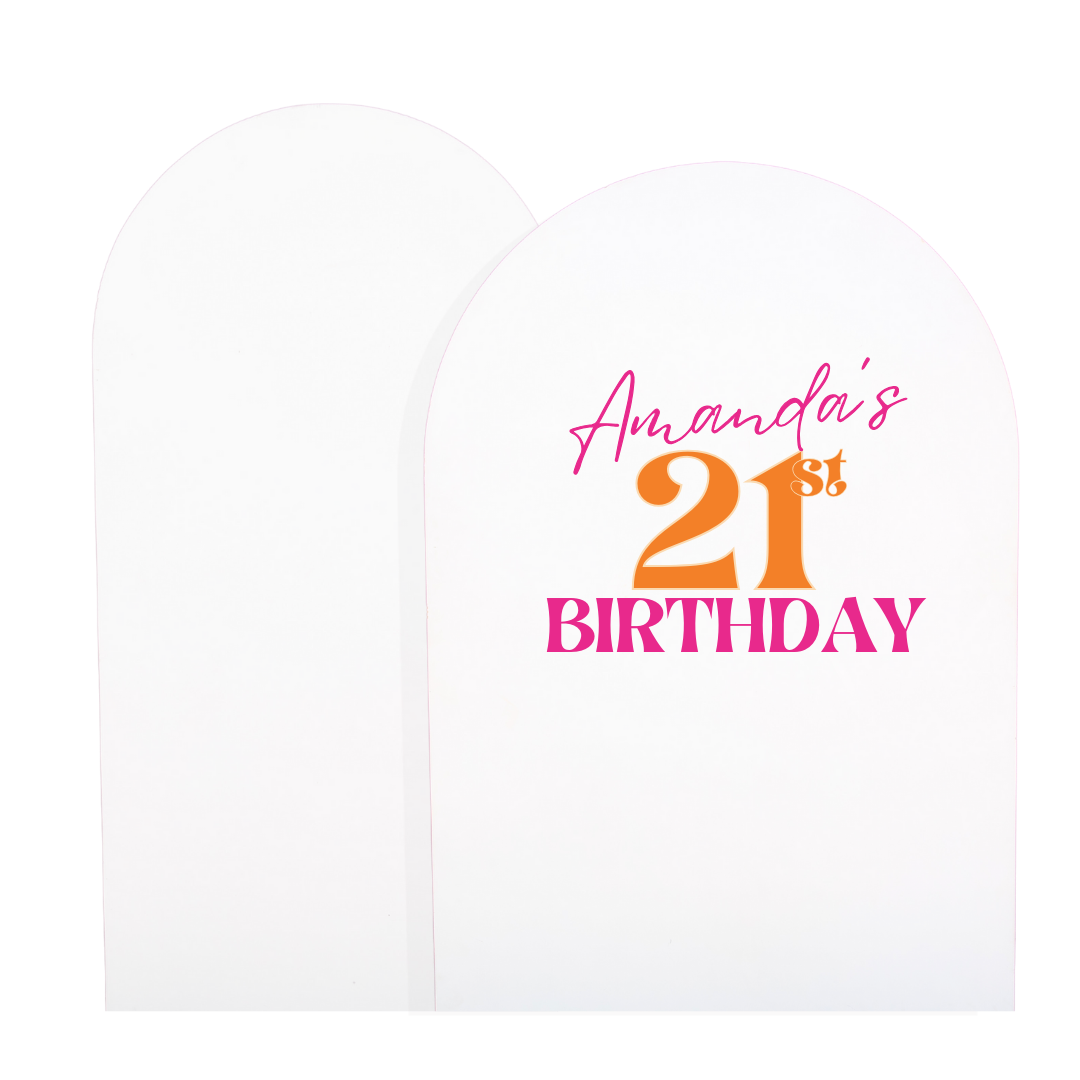 Feelin' Spritzy Birthday Backdrop Decal