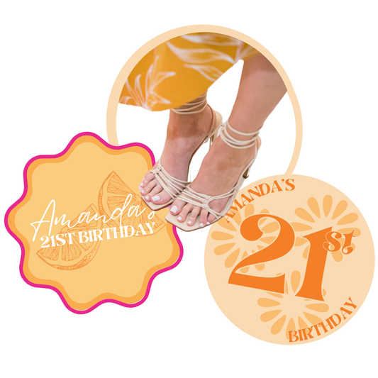 Feelin' Spritzy Birthday Floor Decals