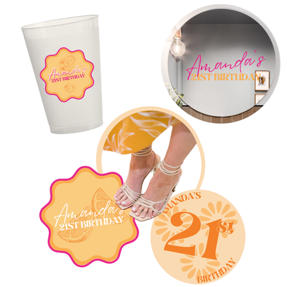 Feelin' Spritzy Birthday Decal Package