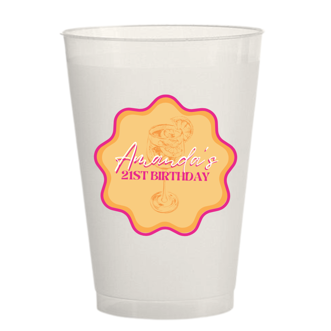 Feelin' Spritzy Birthday Sticker Cups