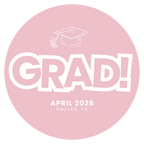 GRAD! Graduation Floor Decal