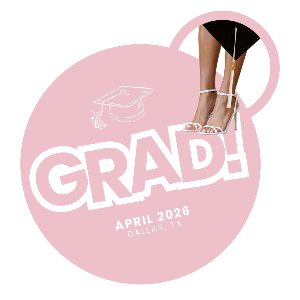 GRAD! Graduation Floor Decal