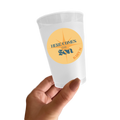 Here Comes The Sun Baby Shower Sticker Cups