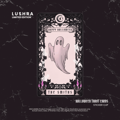 Halloween Tarot Cards Sticker Cup