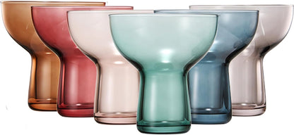 Khen Crystal Stemless Margarita Glasses 10oz | Set of 6