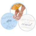 Last Toast On The Coast Bachelorette Floor Decals