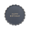 Midnight Blue Signature Happy Birthday Small Plates