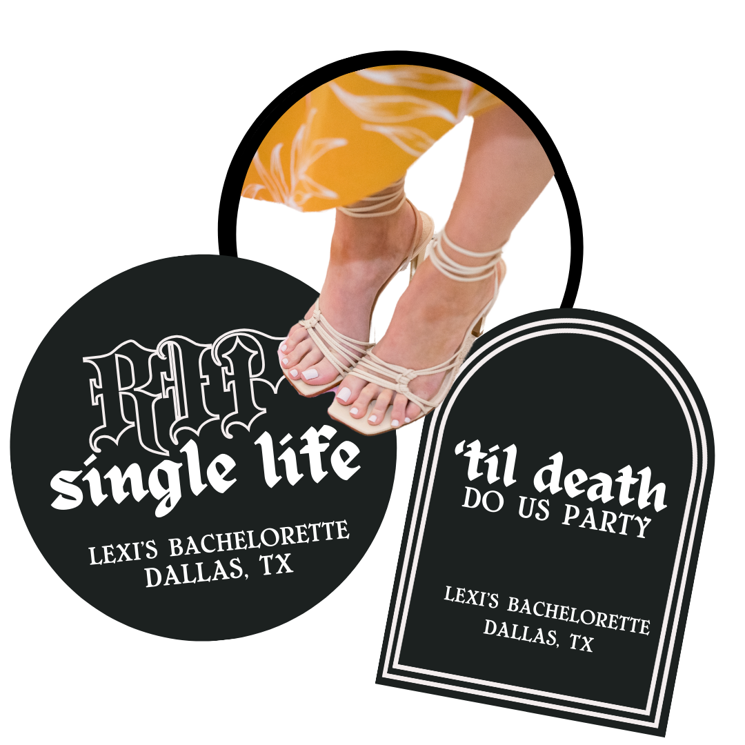 RIP Single Life Bachelorette Floor Decals