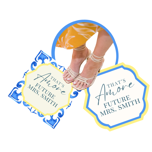 That's Amore Bridal Shower Floor Decals