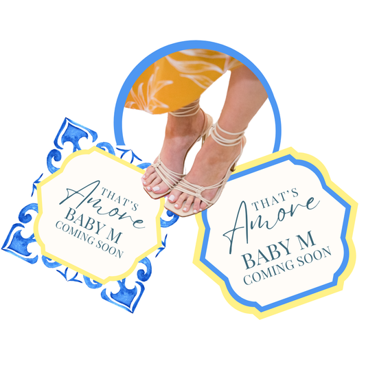 That's Amore Baby Shower Floor Decals