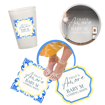 That's Amore Baby Shower Decal Package