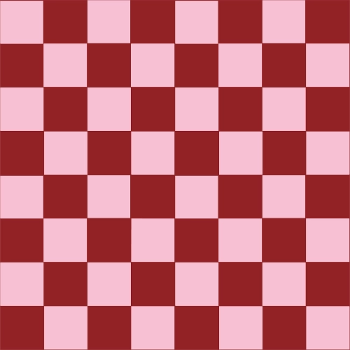 Pink Checkered Christmas Wrapping Paper