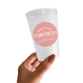 Rose All Day Birthday Sticker Cups