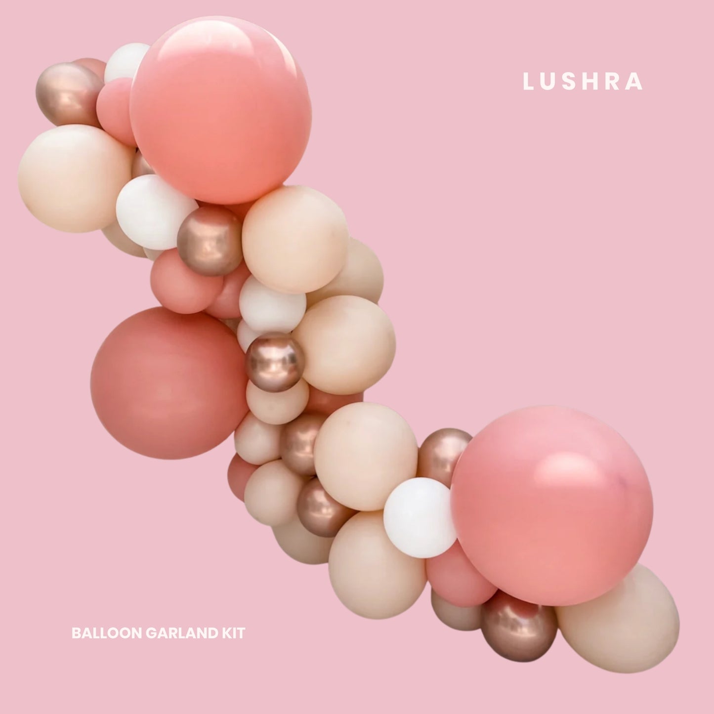 Rose All Day Balloon Garland Kit