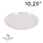 Round Clear Walled Plastic Appetizer Plates | 10 Pack