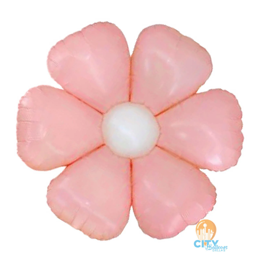 16 inch - Daisy Flower Shape Balloon - Light pink