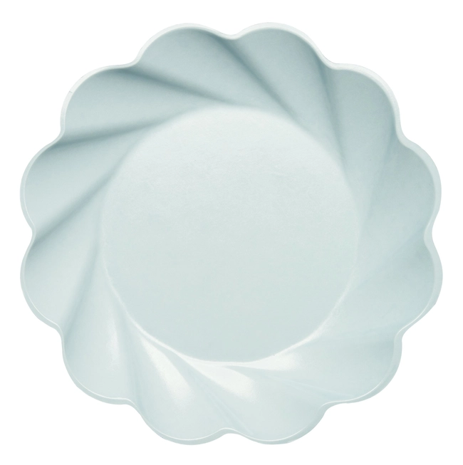 Simply Eco Compostable Bamboo Dinner Plate Sky Blue/8pkg