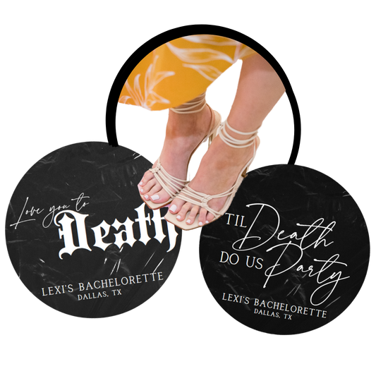 'Til Death Bachelorette Floor Decals