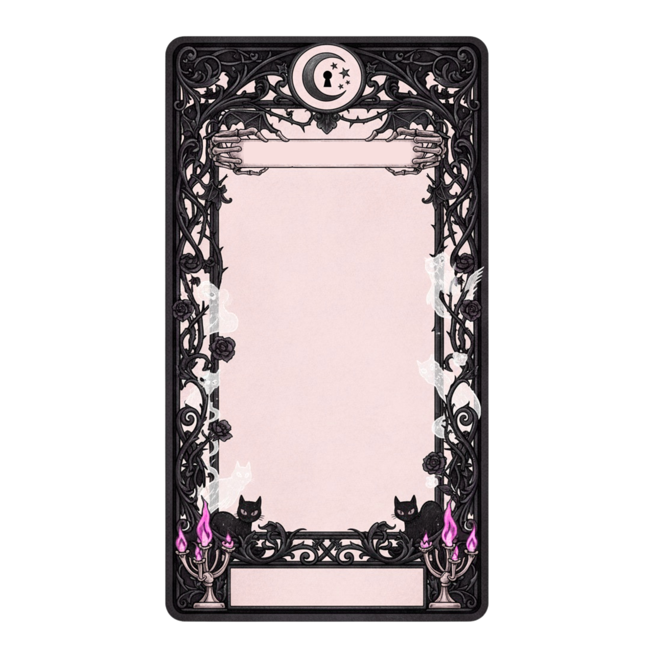 Halloween Tarot Cards Sticker Cup