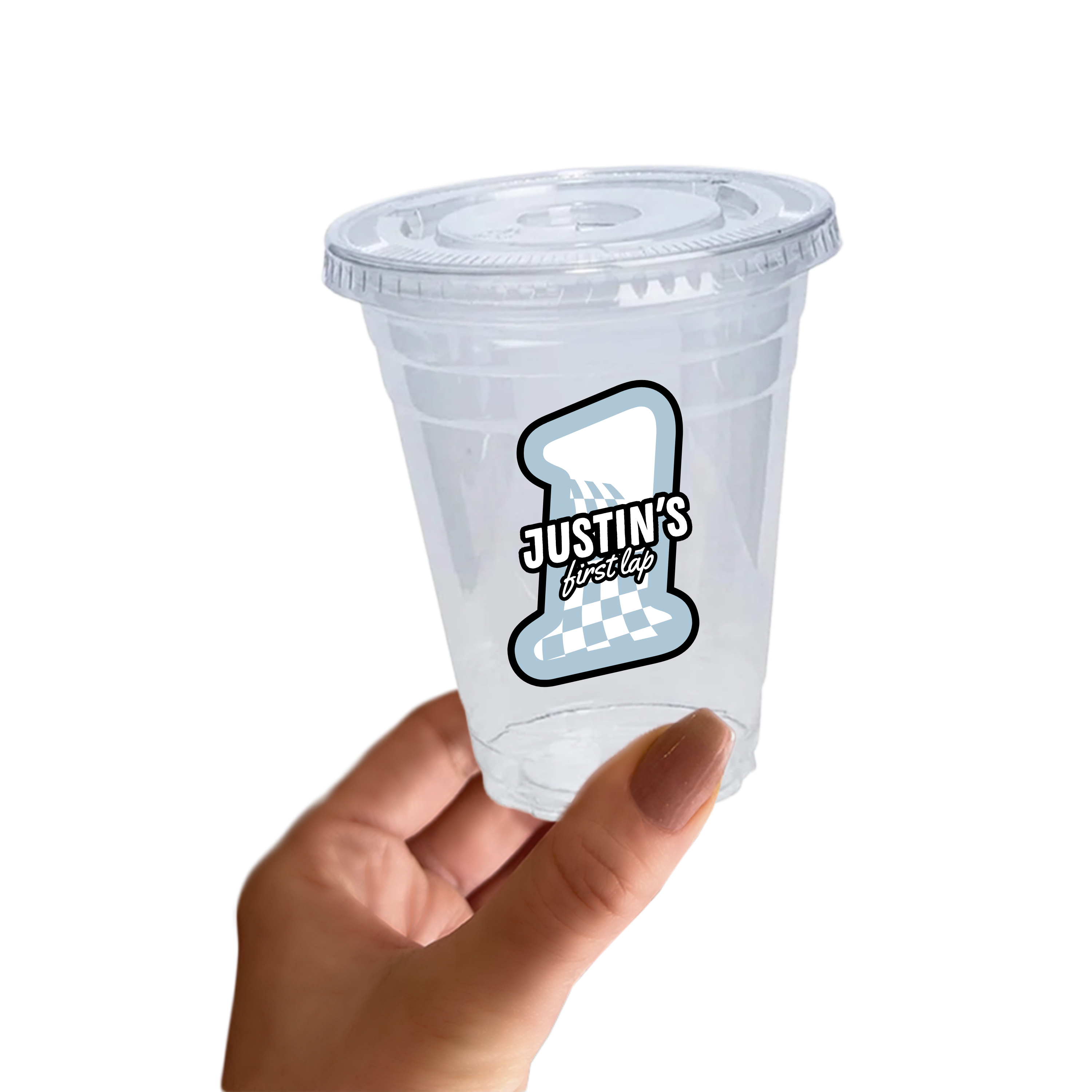 Full Throttle Birthday Sticker Cups