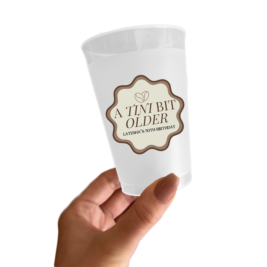 A Tini Bit Older Sticker Cups