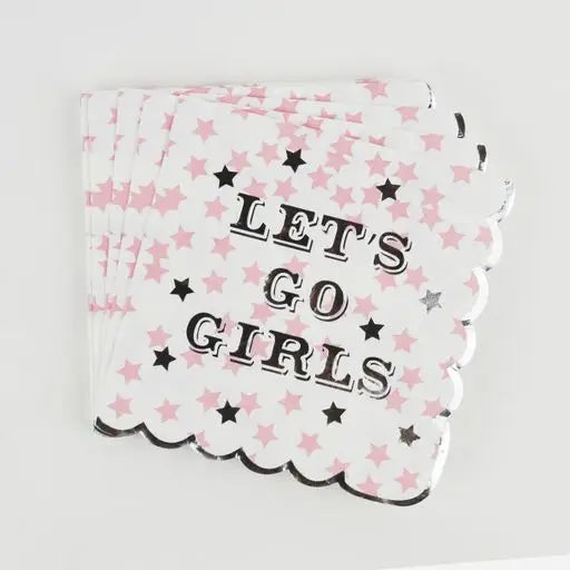 Let's Go Girls Cocktail Napkins