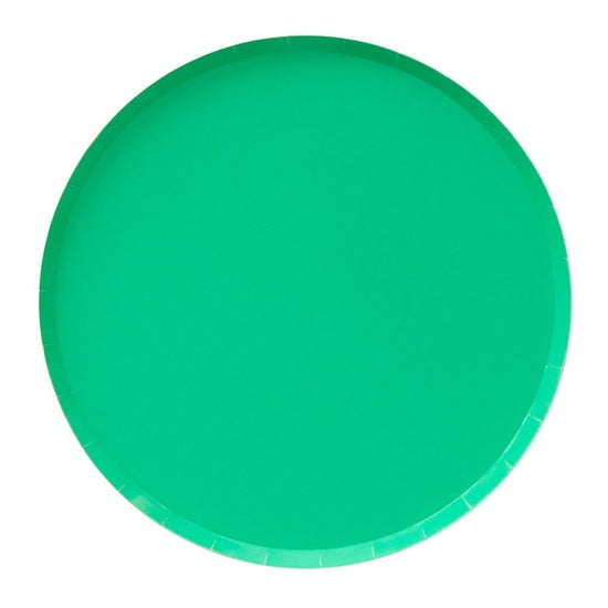 Large Kelly Green Plates