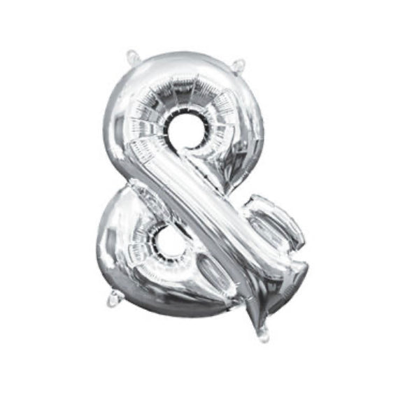 Silver 14” Alphabet, Number, Symbols