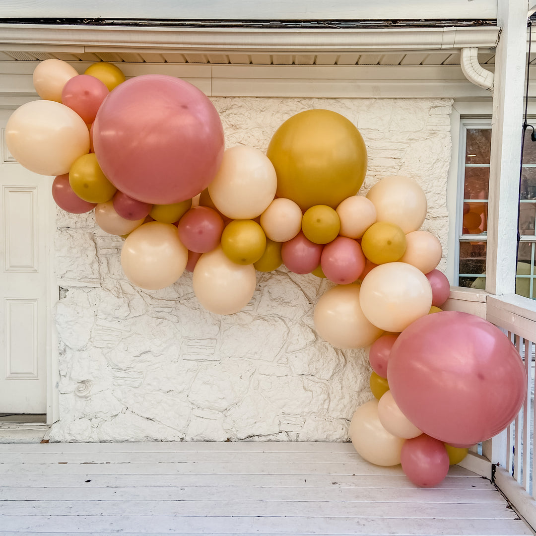 70's Baby Inflated Balloon Garland