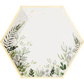 White Botanicals Large Paper Plates