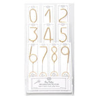Gold Number Sparklers