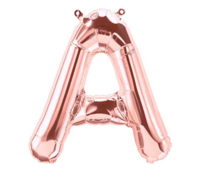 Rose Gold 14” Alphabet, Number, Symbols