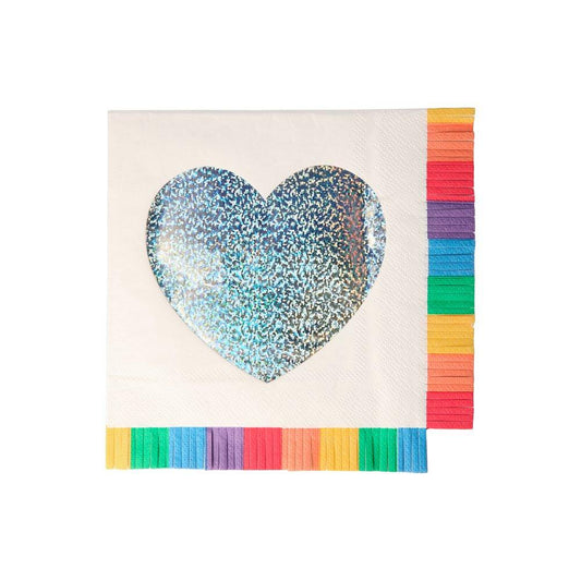 Rainbow Fringe Large Napkins