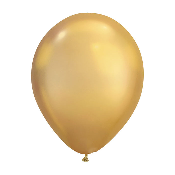 Chrome Gold - Specialty Color - Quantity: 10 included in Balloon Garland Kit