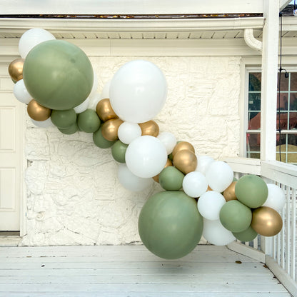 Modern Eucalyptus Balloon Garland Kit