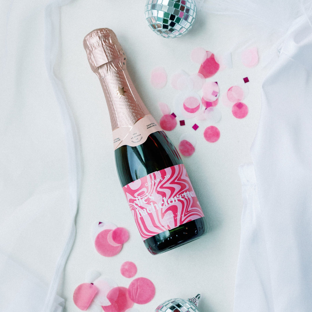 Material Girl - Custom Champagne Label Package