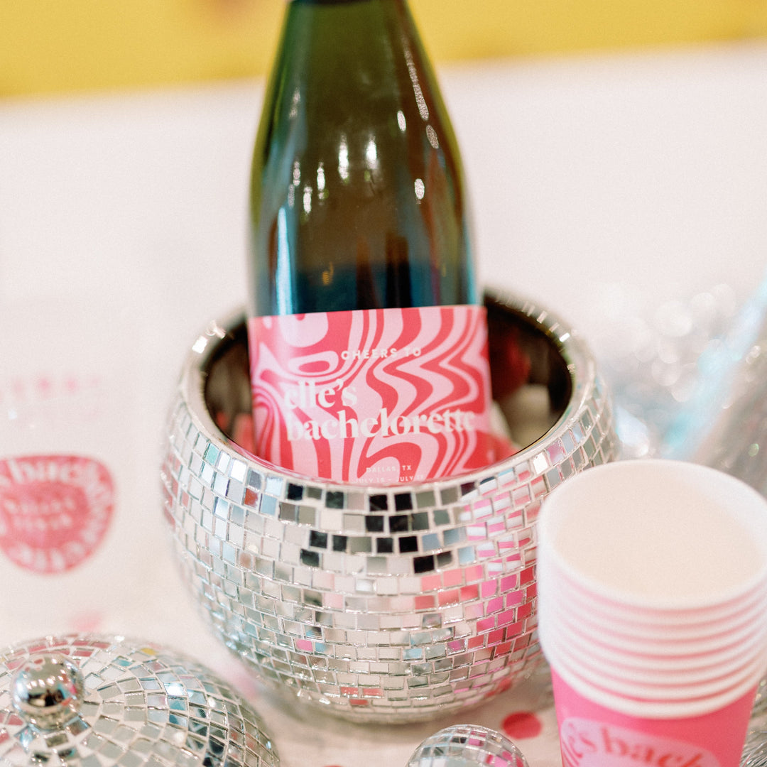 Material Girl - Custom Champagne Label Package