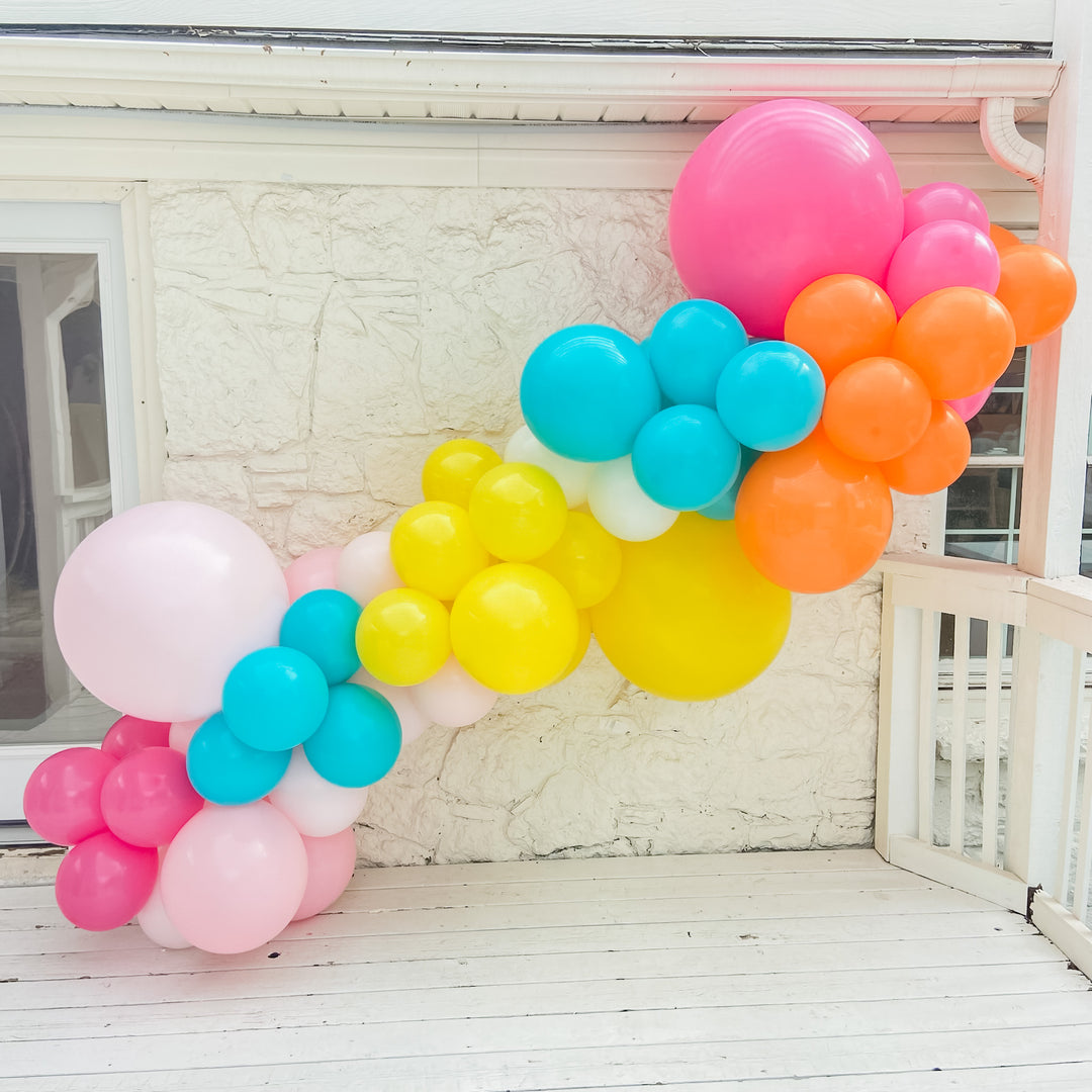 Miami Spice Inflated Balloon Garland