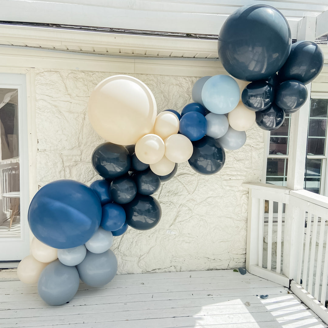 Suit Up Inflated Balloon Garland
