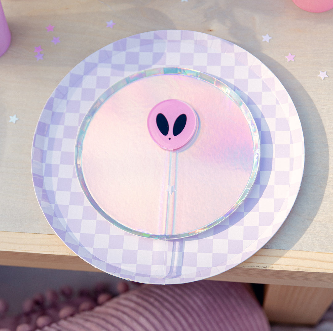 Purple Posse Dinner Plates