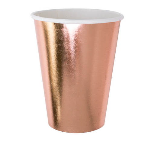 Posh Rose Gold Cups