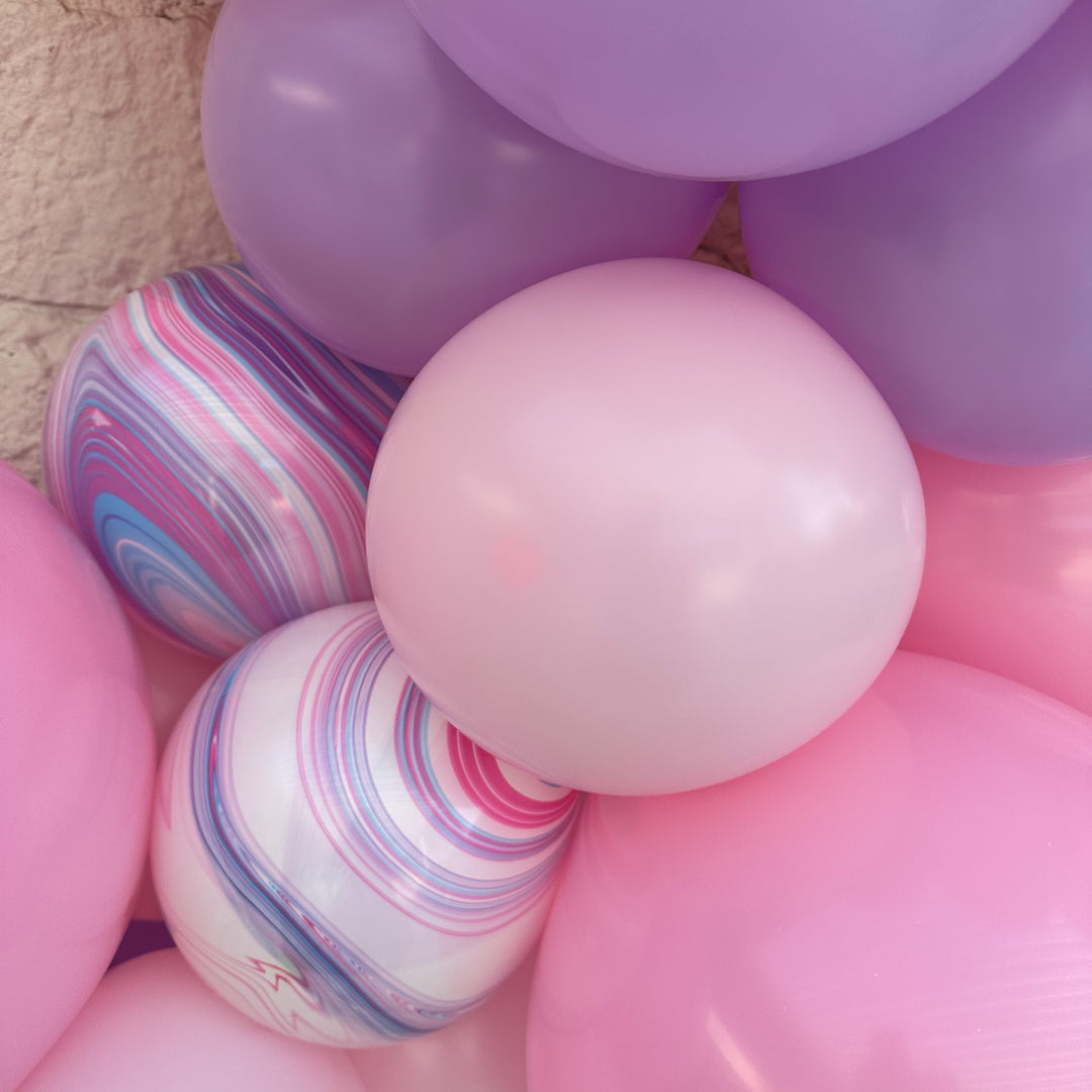Pastel Galaxy Inflated Balloon Garland
