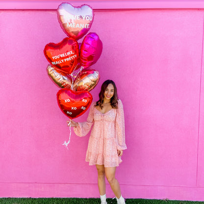 Love Language Helium Balloon Bouquet