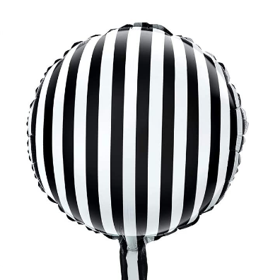 Striped Mylar Balloons
