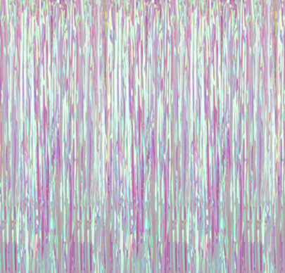 Iridescent Curtain Fringe