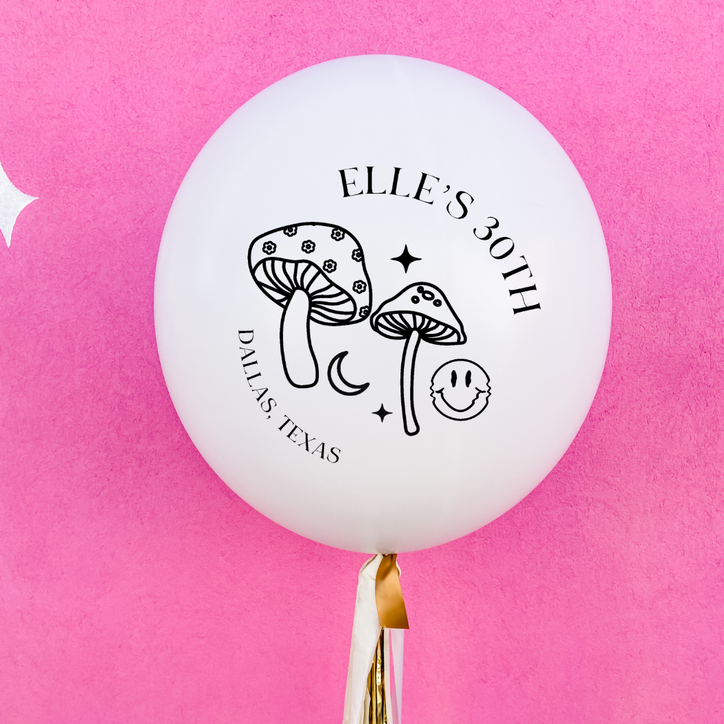 Elle's Trippy 30th Jumbo Balloon