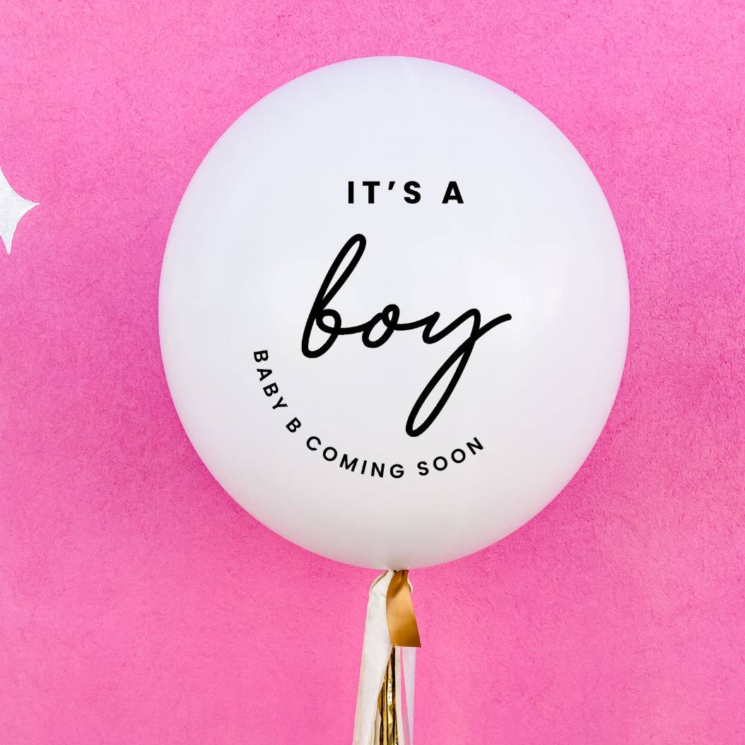 It's a Boy Coming Soon Jumbo Balloon