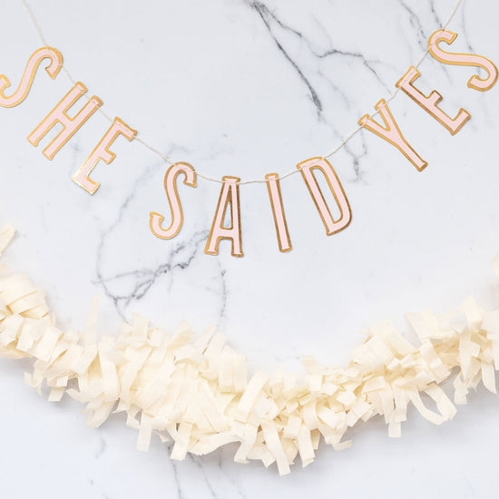 Bride To Be Mini Banner Set