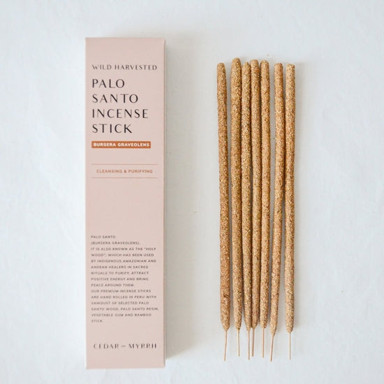 Hand Rolled Palo Santo Incense Stick