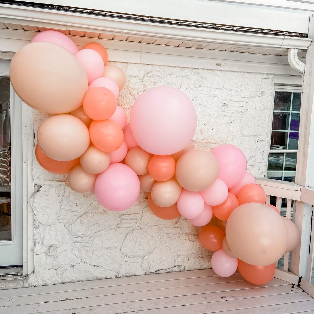 Strawberry Sunset Inflated Balloon Garland